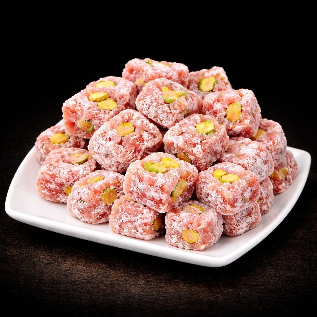 Rose Pistachio Lokum