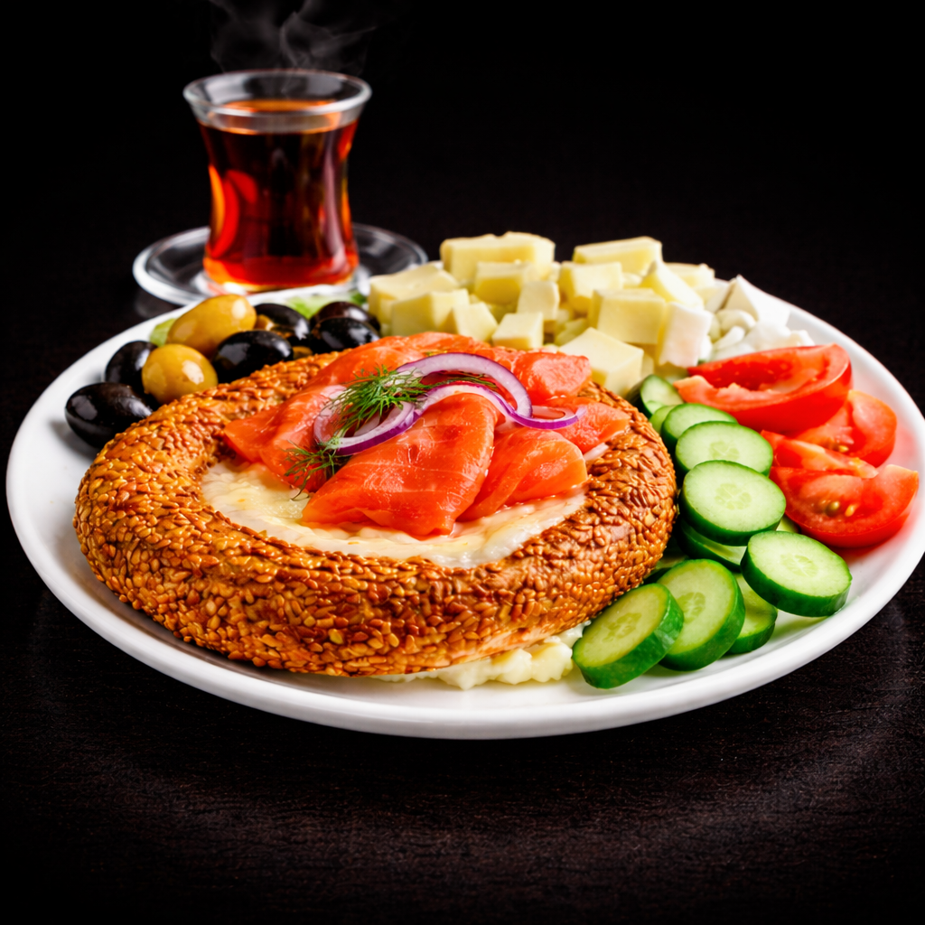 Simit Breakfast Plate